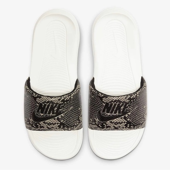 Nike Shoes - Women's Nike Victori One "Snakeskin" Print Slides, NWT